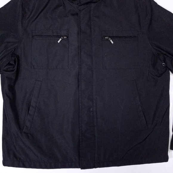 Kenneth Cole Reaction Black Zip-up Jacket - Picture 2 of 11